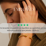Bracelet magnétique torsadé