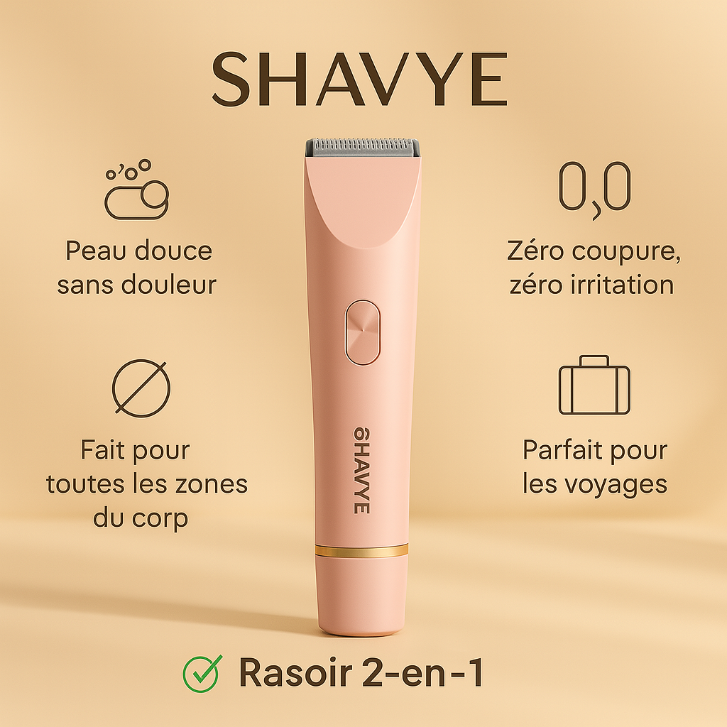 Rasoir électrique 2 en 1