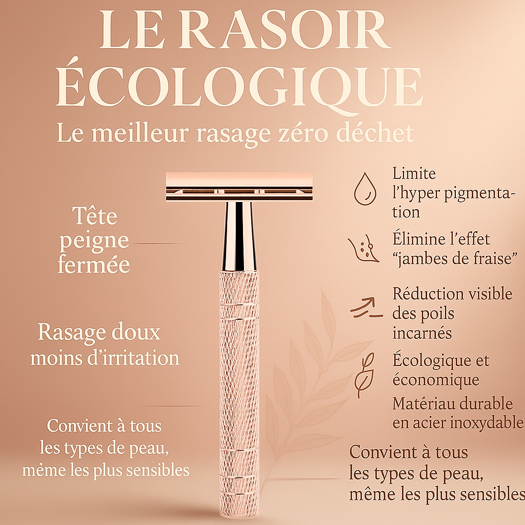 Rasoir sureté 10 lames offerte