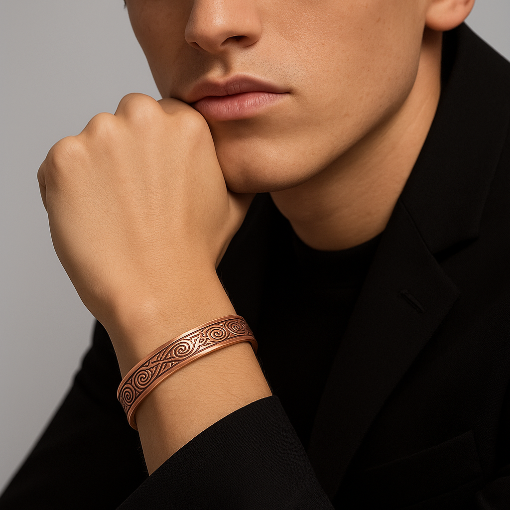 Bracelet magnétique en cuivre