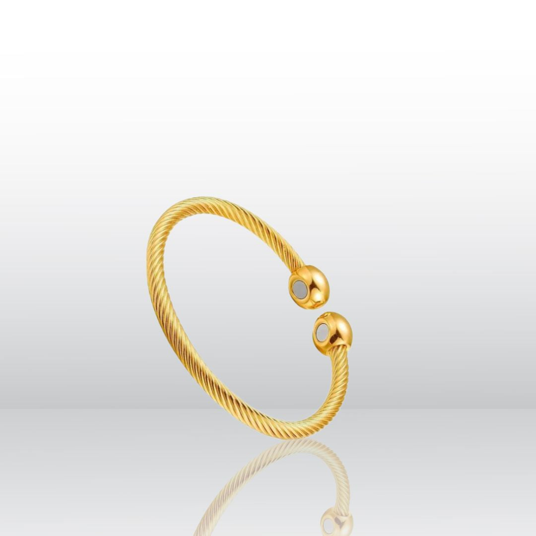 Bracelet magnétique torsadé