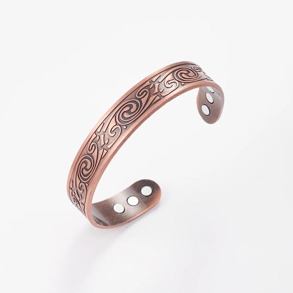 Bracelet magnétique en cuivre